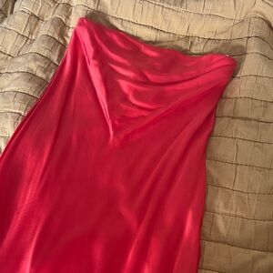 Reformation strapless dress